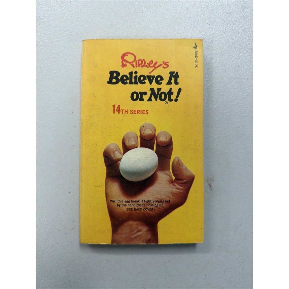 Vtg Ripleys Believe It Or Not 14th Series Book 1968 Comic Novel